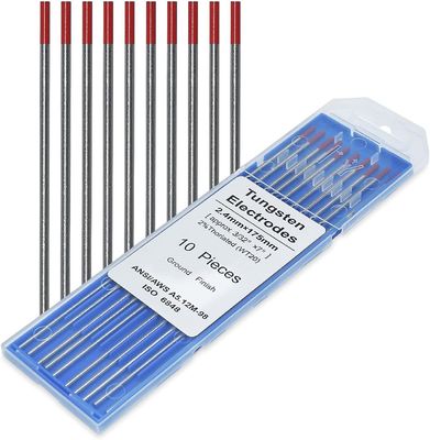 WT20 3/32 2.4mm*175mm レッド タングスタム電極であなたのTig 溶接の可能性を解放します