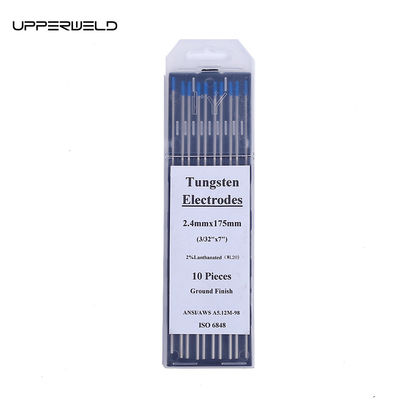 2.4mm*175mm 青色TUNGSTEN電極10パック DC/AC稼働電流TIG溶接
