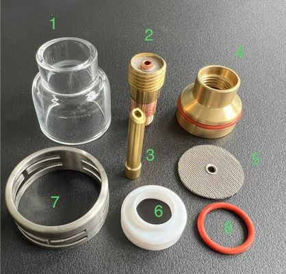 WP-17/18/26 シャンパン クリアノズルキット TIG 連続溶接用溶接用アクセサリー