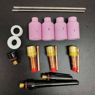 WP-17/18/26 TIG 溶接タッチ用消耗品キット 1.6mm/2.4mm/3.2mm電極 18個セット
