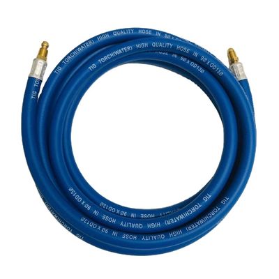 9*0D13の青いホースとTig熱水冷却ホース上部電源ケーブルTigタッチ
