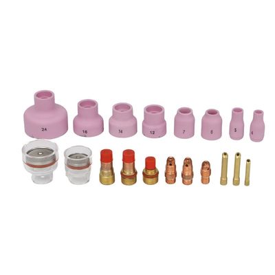 14pc UPPERWELD WP9 WP 17 18 26 より良い溶接の可視性のためのTIG溶接アクセサリーキット