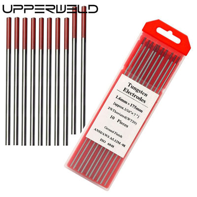 赤色 2% トリア化 3/32&quot; x 7&quot; WT20 TIG 溶接 タンプスタム電極 タンプスタブ