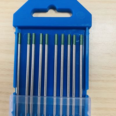 175mm 1.6mm 純ランタン化緑色 タングスタム 熱電極 10個 パッケージ数