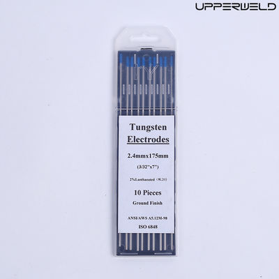 2.4mm*175mm 青色TUNGSTEN電極10パック DC/AC稼働電流TIG溶接