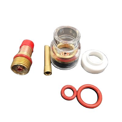 より良いガスカバー 上部 WP-17/18/26 シャンパンノズルキット アダプタ 2.4mm TIG 溶接用品