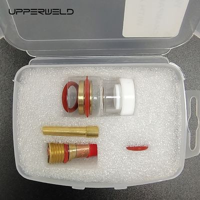 より良いガスカバー 上部 WP-17/18/26 シャンパンノズルキット アダプタ 2.4mm TIG 溶接用品