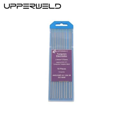 175mm 2.4mm TIG 溶接電極 コンポジット トライミックス ターコイズ Ws2 10パック 溶接用