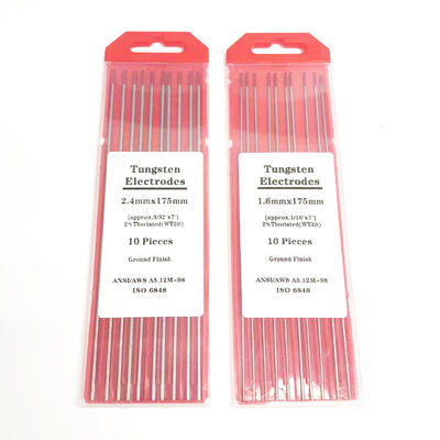 溶接棒 赤端 2.4mm*175mm TIG 溶接電流40-230Aのための溶接アクセサリー