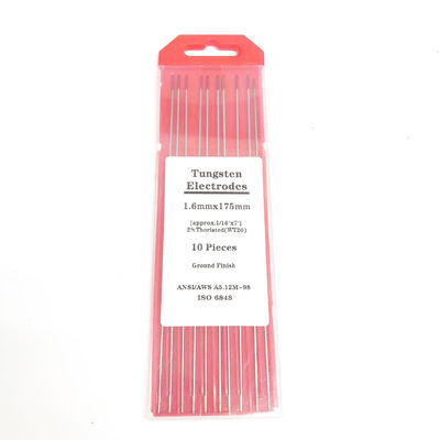 溶接棒 赤端 2.4mm*175mm TIG 溶接電流40-230Aのための溶接アクセサリー