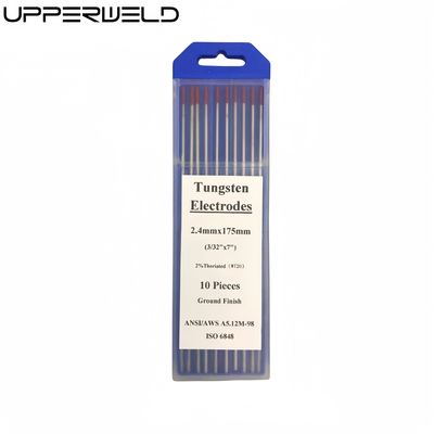 2.4mm*175mm WT20 TIG ウェルディングタッチ用のウルフスタン電極 赤点 パーソナライズされたサポート