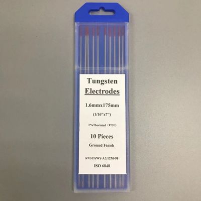 2.4mm*175mm WT20 TIG ウェルディングタッチ用のウルフスタン電極 赤点 パーソナライズされたサポート