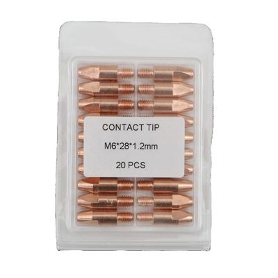 上部接触点 M6 28 1.2MM ガスパワー 銅ミグ 溶接タッチアクセサリー