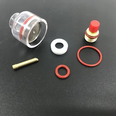 WP9 20 2.4MM TIG 溶接タッチ ガラスノズル付きスタッビーガスレンズ ODM パーソナライズされたサポート
