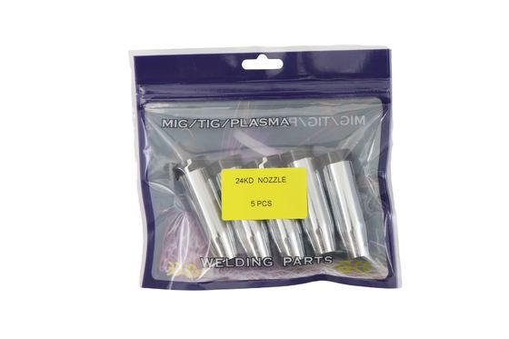 24KD MIG/MAG 溶接タッチ 円筒型溶接ノズル 1.2cm 直径 5PCS パッケージ数量