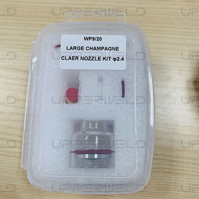 ガスレンズキット 3/32 2.4mm PTA DB SR WP17 18 26 溶接タッチのための透明ガラスノズル