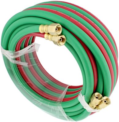 ゴム切断および溶接サービス 惰性ガス 5/"8-18RH フレア 1/8" NPT 溶接ホース 12FT