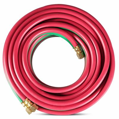 1/4 インチブラックツイン溶接タッチホース 汎用性およびオキシアセチレン酸素切断