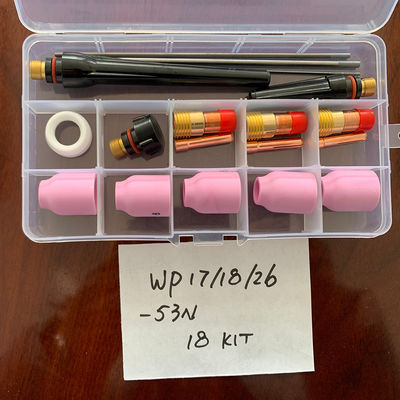 WP17 18 26 -53N 18KITS セラミックガラスカップキット 操作が簡単 溶接タッチ ガソリンレンズ 収集