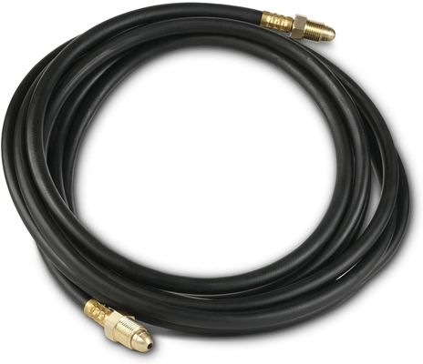 標準 UNF 5/8 インチガスホース アルゴンCO2流量計調節器 6.56フィートホースが含まれています