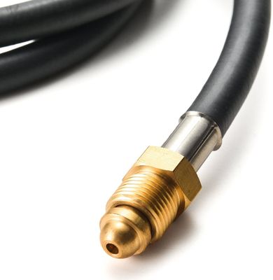 標準 UNF 5/8 インチガスホース アルゴンCO2流量計調節器 6.56フィートホースが含まれています