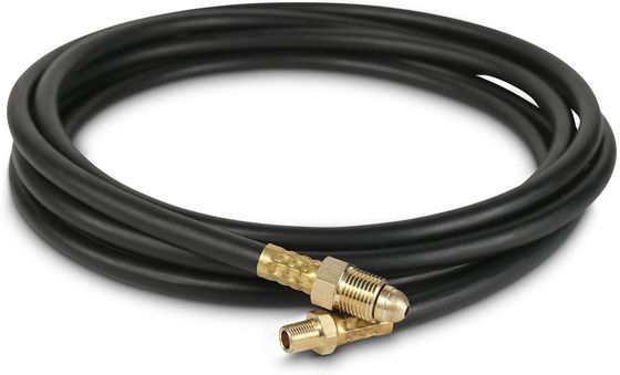 標準 UNF 5/8 インチガスホース アルゴンCO2流量計調節器 6.56フィートホースが含まれています