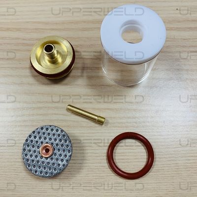 125Amp 空気冷却 TIG 溶接 トーチ ボディヘッド 操作の容易さのために柔軟