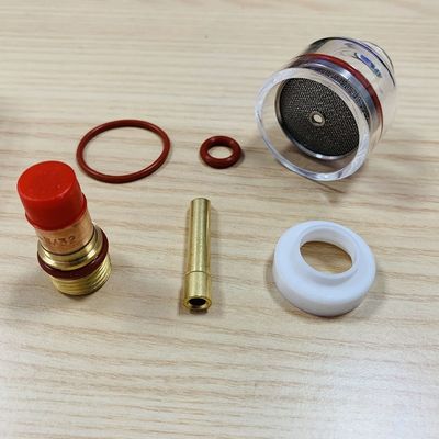 125Amp 空気冷却 TIG 溶接 トーチ ボディヘッド 操作の容易さのために柔軟