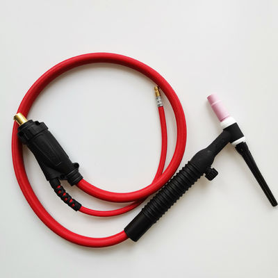 オーダーメイドサポート OEM 黒色 WP26 TIG 溶接タッチ 4mケーブルとセラミックノズル