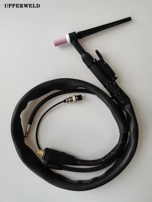 オーダーメイドサポート OEM 黒色 WP26 TIG 溶接タッチ 4mケーブルとセラミックノズル