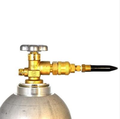 バルーン充気器 青銅 黄色ヘリウムガスの調節器 手間密度のシリンダー計