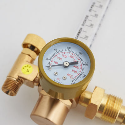 高圧ガス減圧 双出力 アルゴン調節器 流量計 CO2 空気制御用