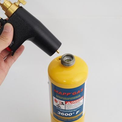高強度トリガー開始 プロパンマップ暖房タッチ 安全ロック