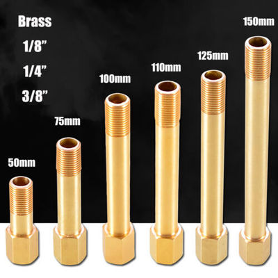 LPGホース 青銅糸延長棒接続パイプフィッティング 1/8" 1/4" 3/8" 女性ヘッド