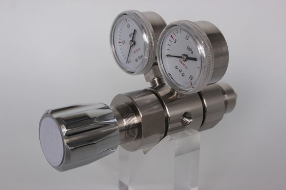 高圧試験用 ステンレス鋼 酸素調節器 双段階 W21.8 G5/8
