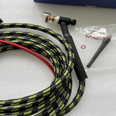 柔軟なタッチヘッド 10-25EU 4Mケーブル5ポールコネクタ150AのプラグTIG溶接セット