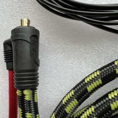 柔軟なタッチヘッド 10-25EU 4Mケーブル5ポールコネクタ150AのプラグTIG溶接セット