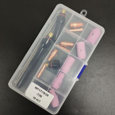 0.28KG アルミノジューズコレットボディ電極隔離器 TIG ウェルディングタッチ用品キット WP-17/18/26 13N 18pcs