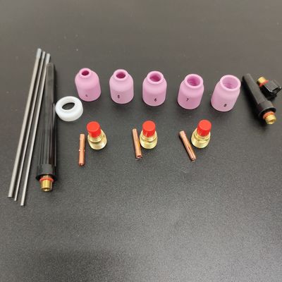 0.28KG アルミノジューズコレットボディ電極隔離器 TIG ウェルディングタッチ用品キット WP-17/18/26 13N 18pcs