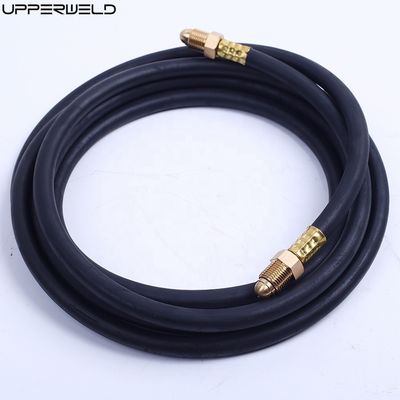 溶接タッチ アルゴンCO2流量計調節器付きゴムガスホース 長さ12/25/50フィート