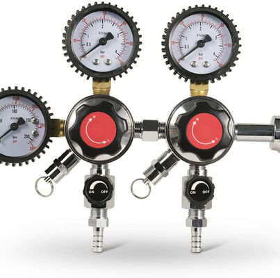 安全圧減圧バルブ付き オーダーメイド アウトレットナッツスクリュー ビールケグ CO2 調節器