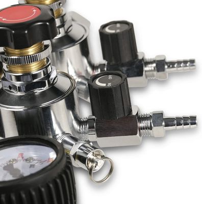 トップページ 醸造 ビール CO2 圧縮安全バルブ付き上部ダブルゲージ調節器