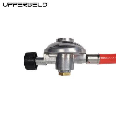 ドイツ 溶接 8mm LPGホース 7/16''-28UNEF 30mbar 出口圧力と赤色