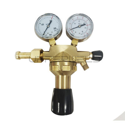 ブラス G3/4 入口接続スレッド 酸素窒素とCO2のための窒素ガス調節器