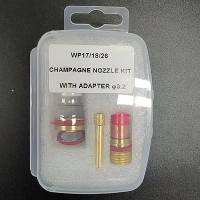 Wp17/18/26シリーズ ロングクエッジコレット 50mm 1/8 ティグタッチ溶接 17.2*9.3*2cm