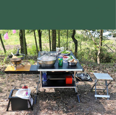 露天キャンプ キッチン カービング BBQ パーティー ピクニック 折りたたみ アルミテーブル 重量