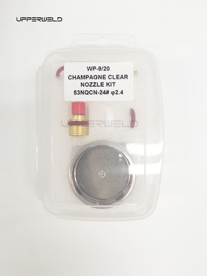 OBM サポート WP17 18 26 53NQ 溶接用Tig ガスレンズ収集とクリアノズルの付属品