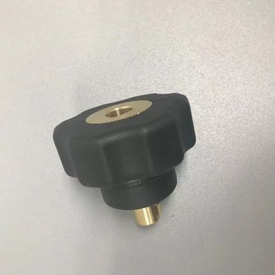 カスタマイズされた黒色EUプラグ 延長接続 M16*1.5 男性から9MM 男性接続 TIGアダプター