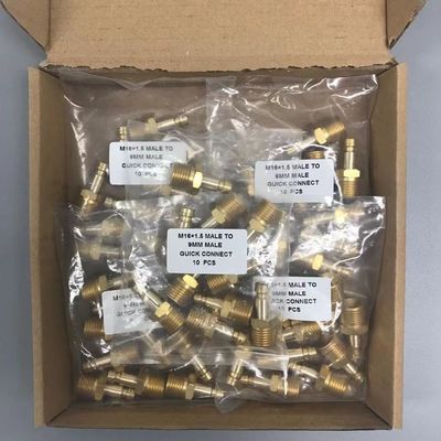 カスタマイズされた黒色EUプラグ 延長接続 M16*1.5 男性から9MM 男性接続 TIGアダプター