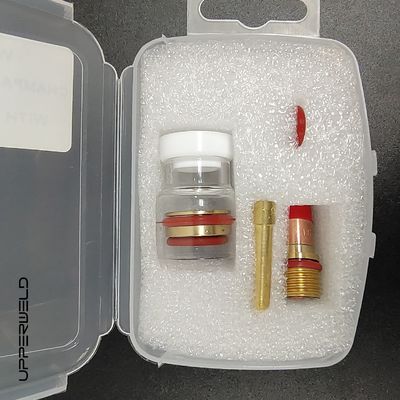 TIG 溶接アクセサリー WP-17/18/26 シャンパンノズルキット アダプター1.6mm